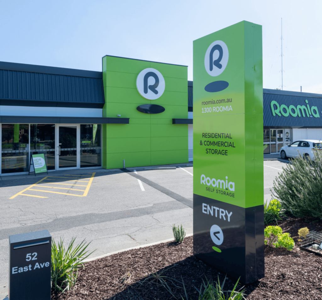 Entrance of secure storage at Beverley South Australia